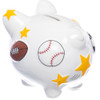 Sports Piggy Bank Rear