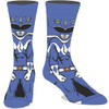 Power Rangers Blue Ranger 360 Image Crew Socks