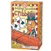 Folding wooden cribbage