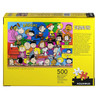 Peanuts Cast 500 Piece Puzzle Box Back View