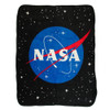 Buzz Aldrin NASA Meatball Icon Throw Blanket