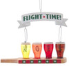 "Flight Time" Beer Glass Ornament 