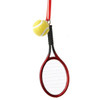 Tennis Racket with Ball Christmas Ornament  