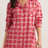 Retro Christmas Plaid Women's Flannel Nightdress by Hatley