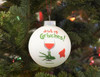 Drink Up Grinches Glass Bulb Ornament 