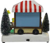 Peanuts LED Musical Popcorn Wagon Tablepiece - back