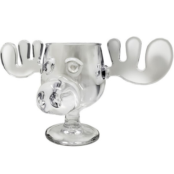 6oz Acrylic Christmas Vacation Moose Mug Canada RetroFestive.ca