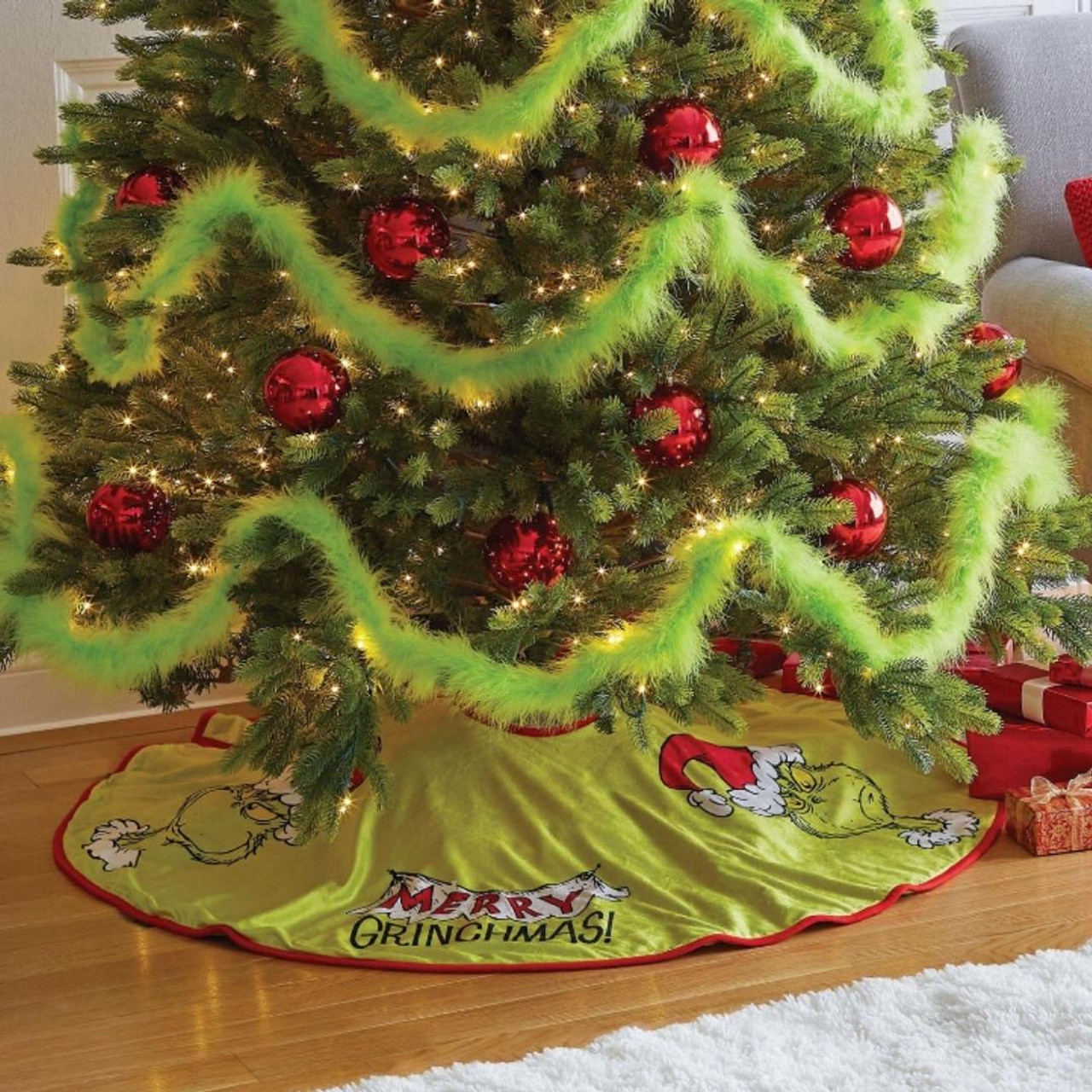 The Grinch Tree Skirt RetroFestive.ca