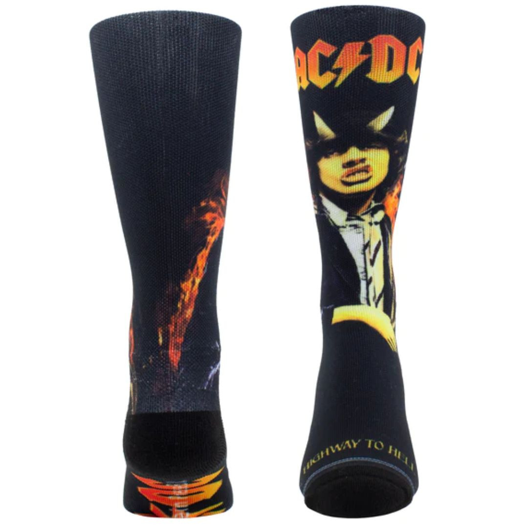 AC/DC Highway To Hell Sublimated Crew Socks - RetroFestive.ca
