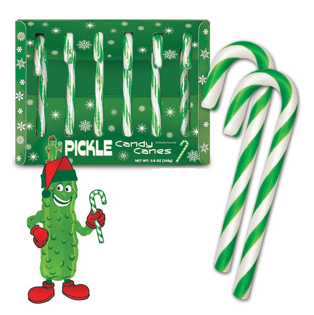 Pickle Candy Canes Unique Flavours Canada RetroFestive.ca