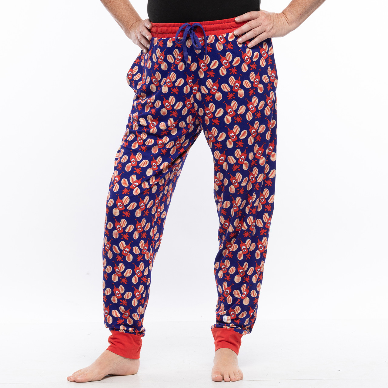 Canadian Ketchup Chips Pajama Pants RetroFestive.ca