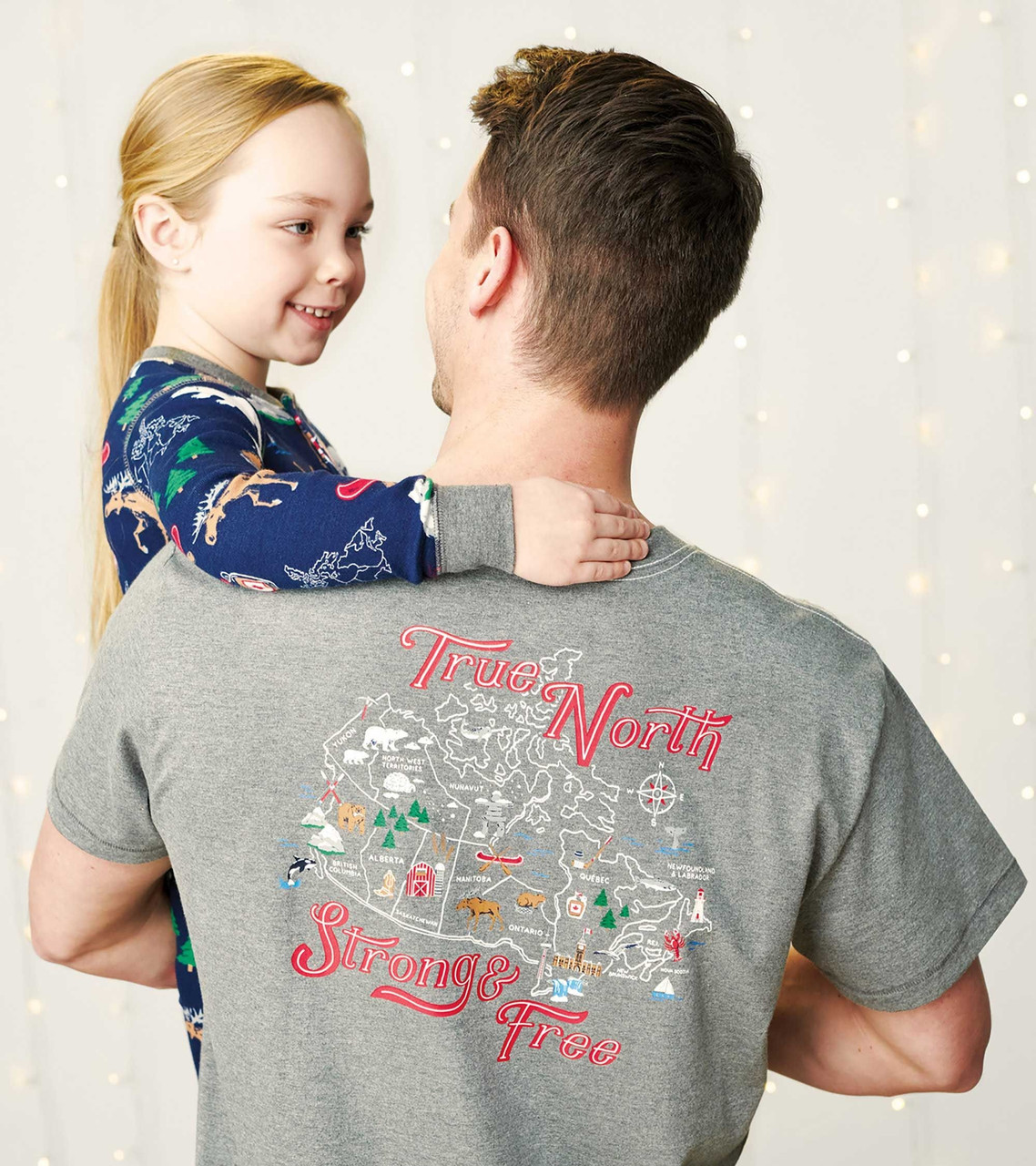 True North Canadian Kids Onesie Pajamas by Little Blue House