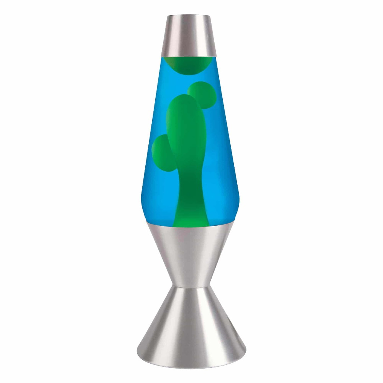 ランキングや新製品 ラバライト Lava Light Lamp ラバランプ ジャンボサイズ Yellow wax blue liquid Silver  Base 6824 27インチ アメリカン雑貨