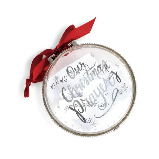 Our Christmas Prayers Hinged Ornament Canada RetroFestive.ca