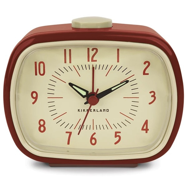 Retro Alarm Clock - Red Canada | RetroFestive.ca