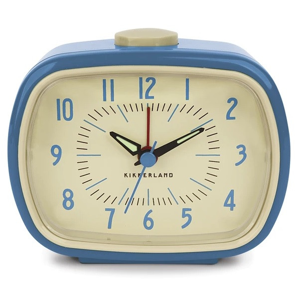 Retro Alarm Clock - Blue Canada | RetroFestive.ca
