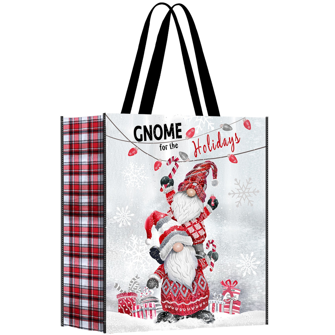 Gnome for the Holidays Tote Bag Canada | RetroFestive.ca