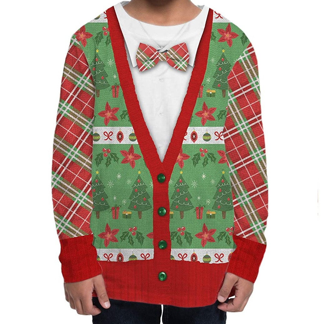 Toddler Family Christmas Sweater Tee by Faux Real Canada