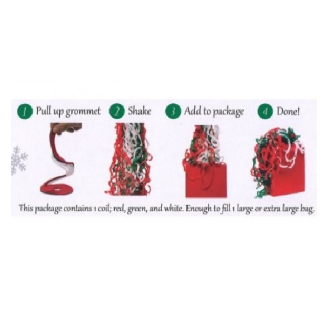 Swirl And Shred Colourful Christmas Gift Bag Filler Canada
