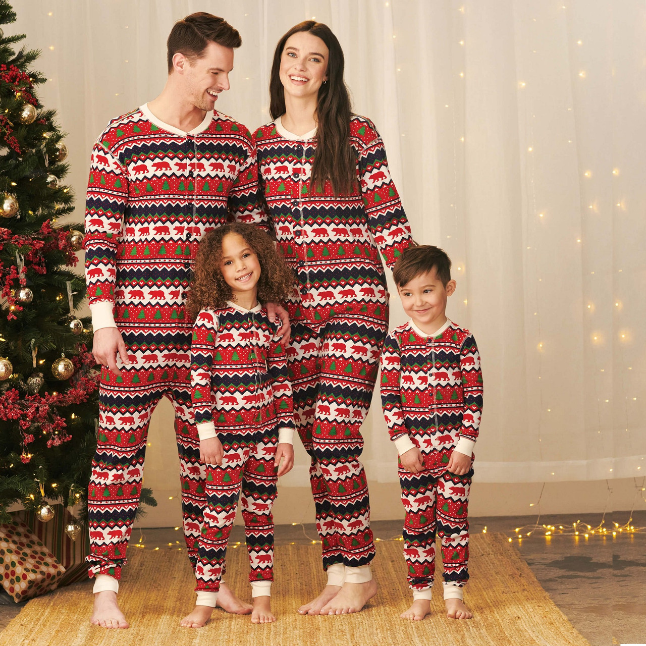 Hatley Fair Isle Bear Doggie Pajamas - RetroFestive.ca