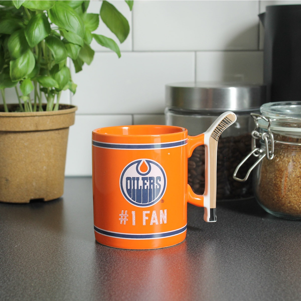 Edmonton Oilers 1 Fan NHL Coffee Mug RetroFestive.ca