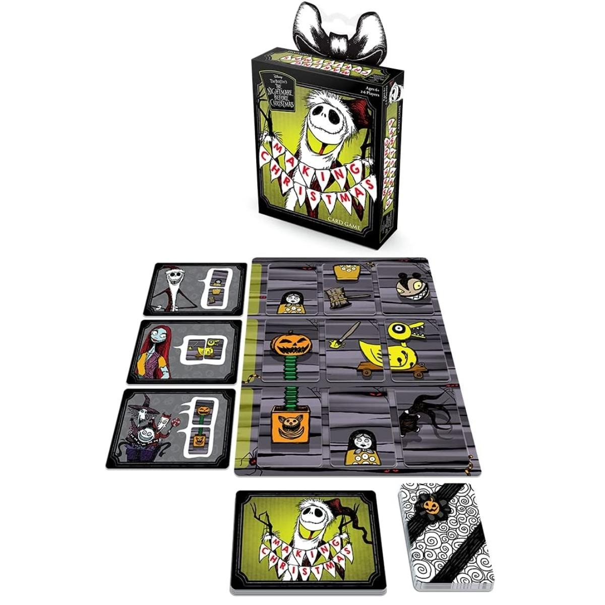 Nightmare Before Christmas Making Christmas Card Game RetroFestive.ca