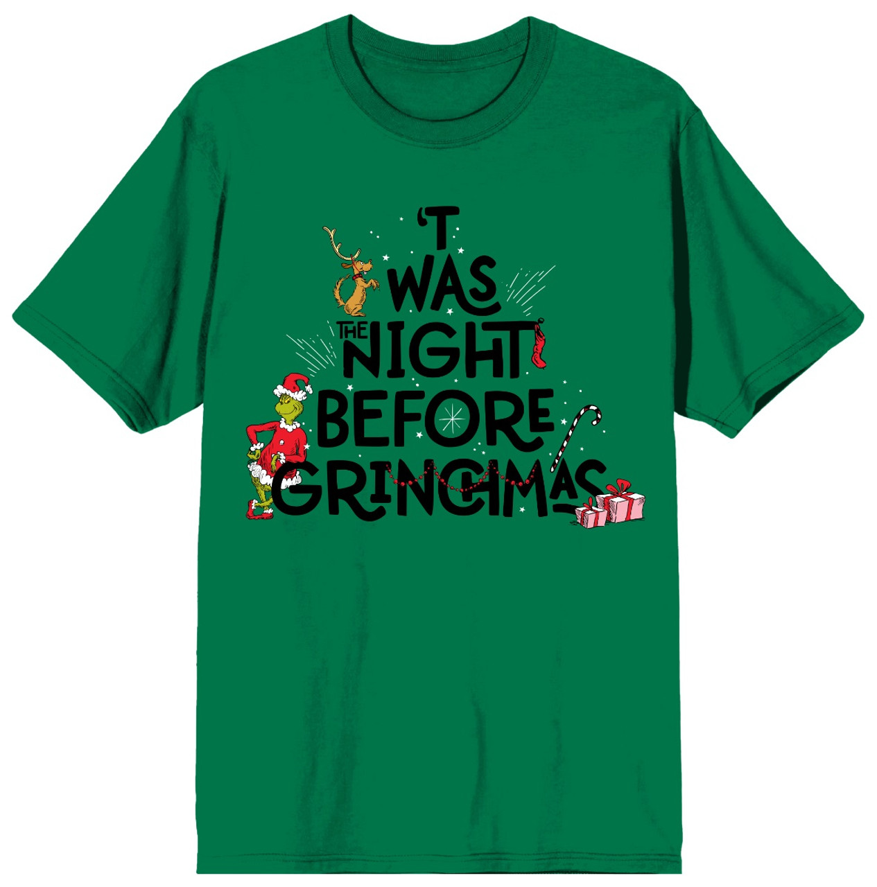 Twas the Night Before Grinchmas T-Shirt featuring The Grinch 