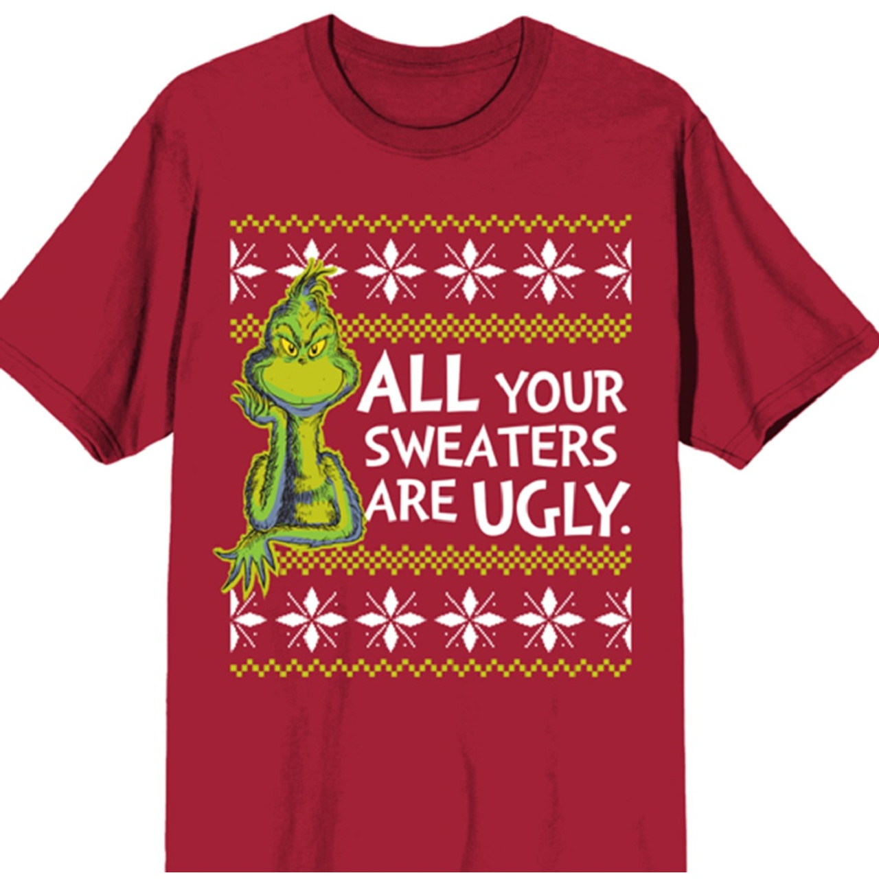 Dr. Seuss The Grinch Stole Christmas Ugly Hoodie All Over Print