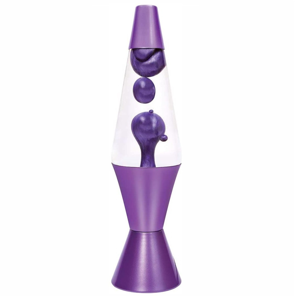 Lava Lamp 14.5-Inch Metallic Purple Wax | RetroFestive.ca