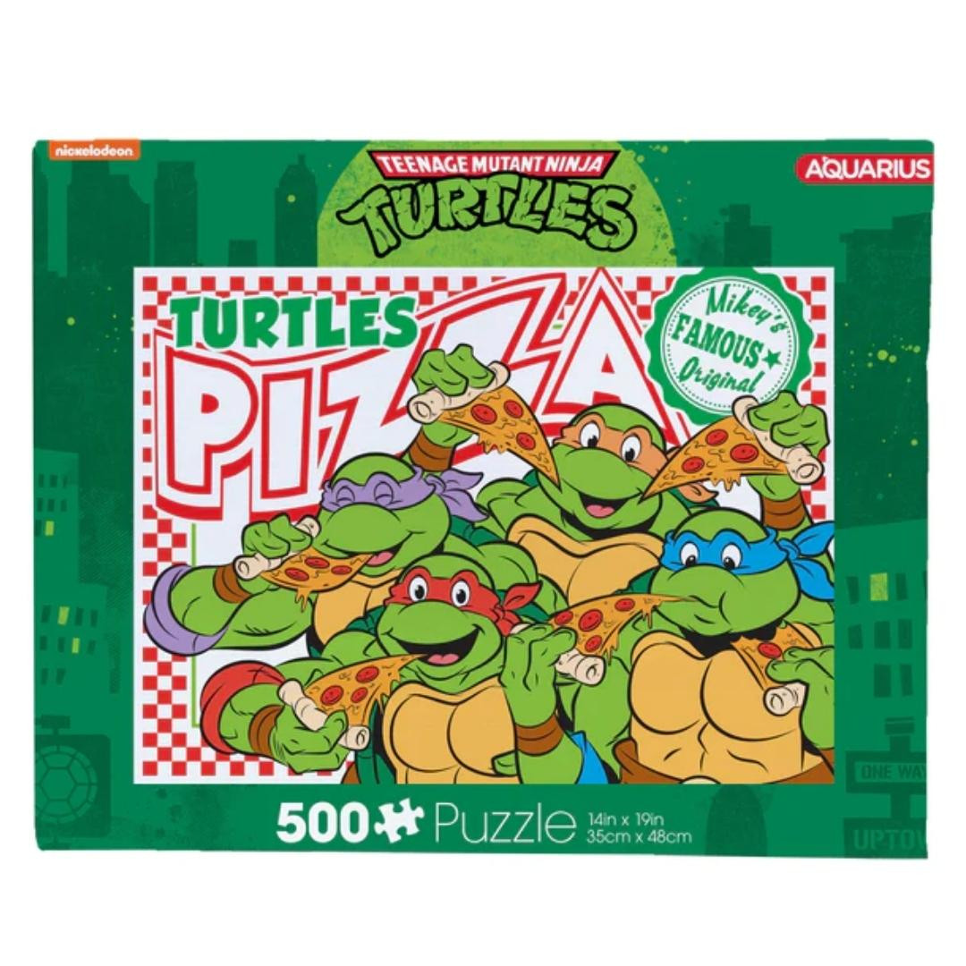 Teenage Mutant Ninja Turtles Pizza 500 Piece Puzzle by Aquarius