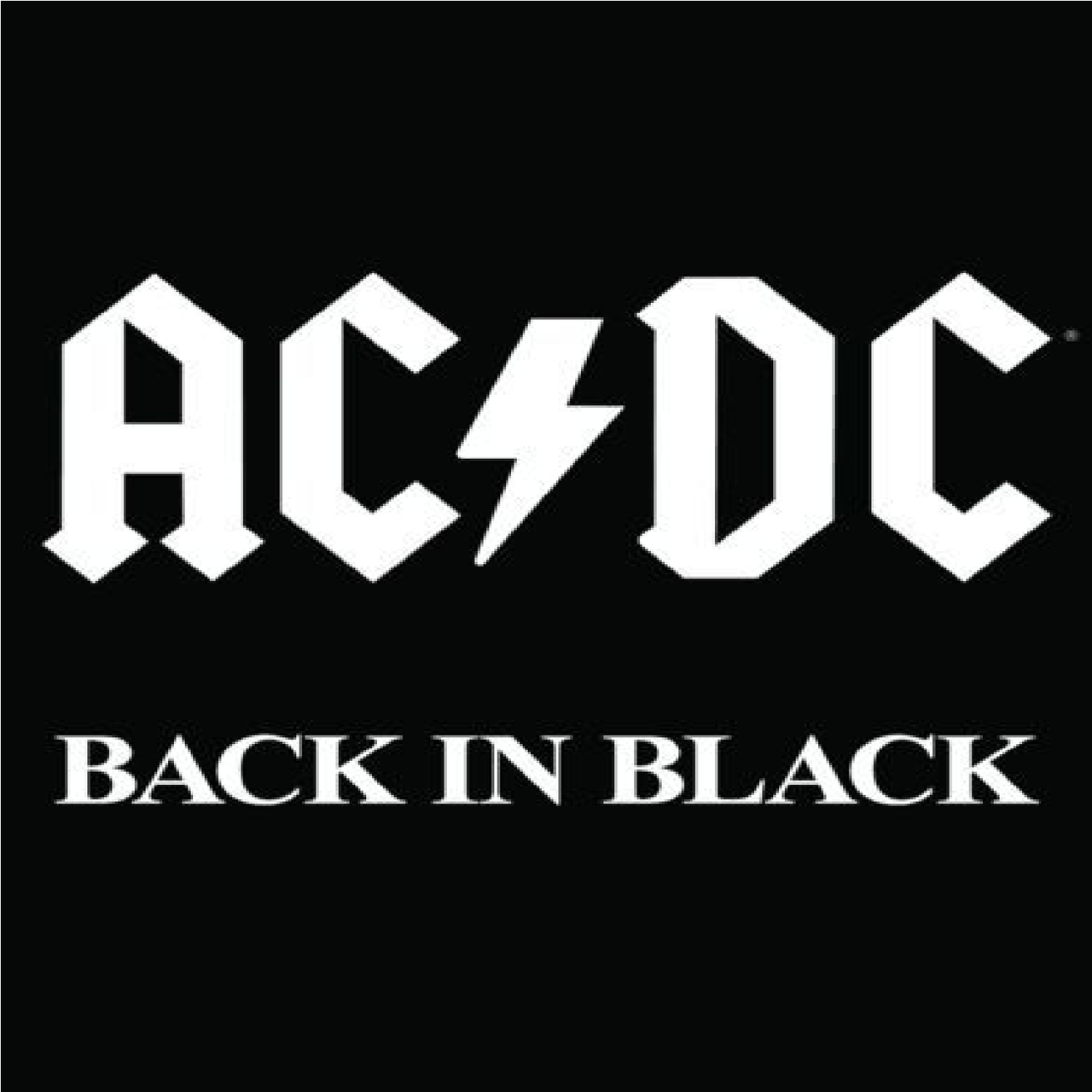AC/DC Back in Black Throw Blanket - RetroFestive.ca