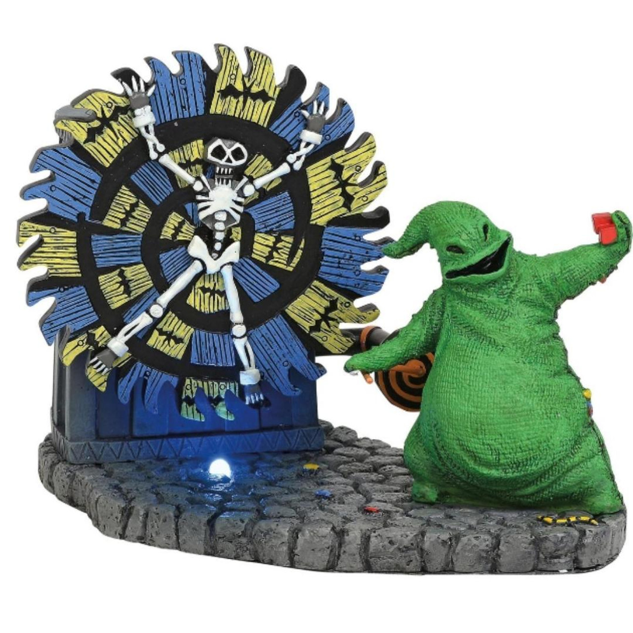 Oogie Boogie Gives a Spin Nightmare Before Christmas Village by