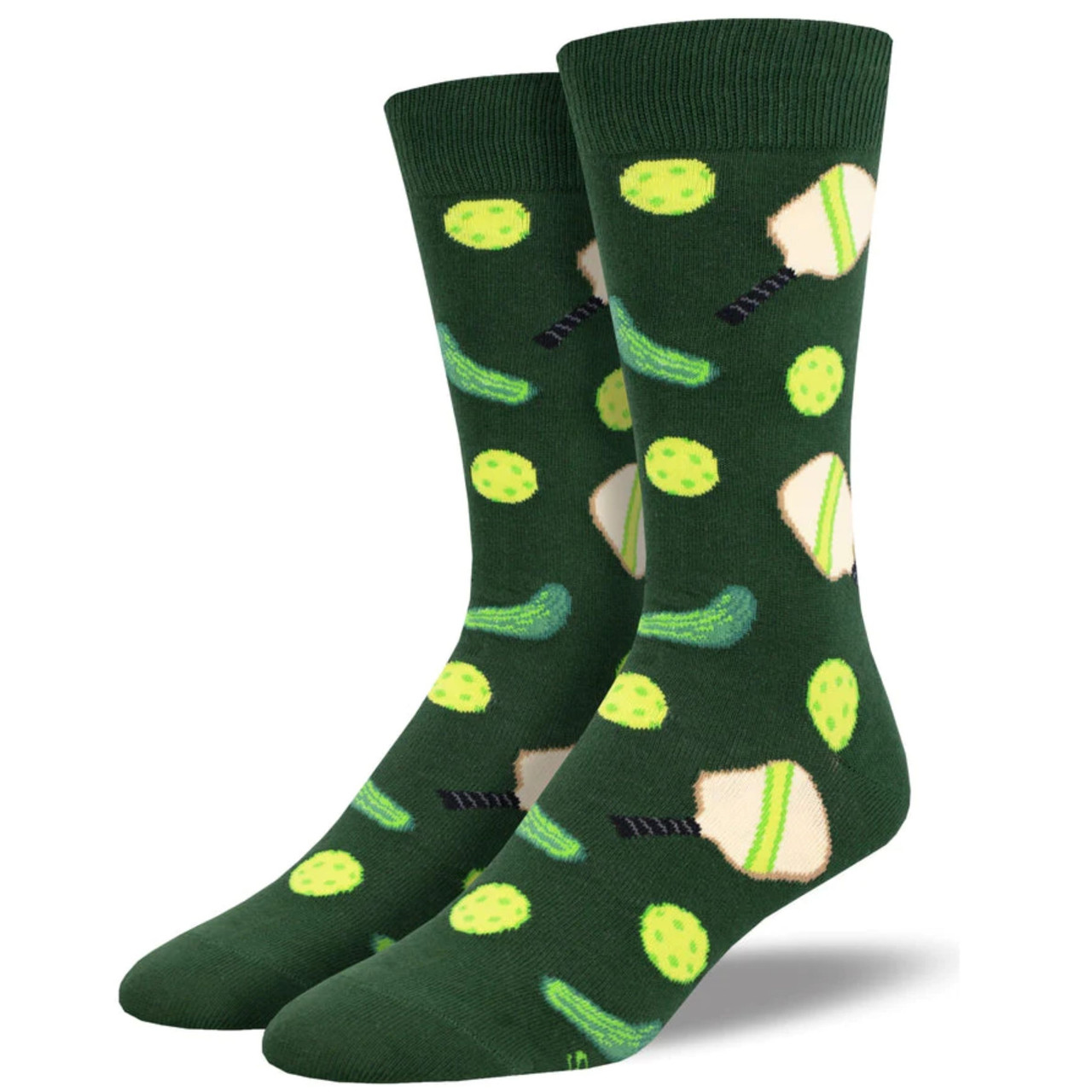 Pickleball Men's Crew Socks by Socksmith Canada RetroFestive.ca