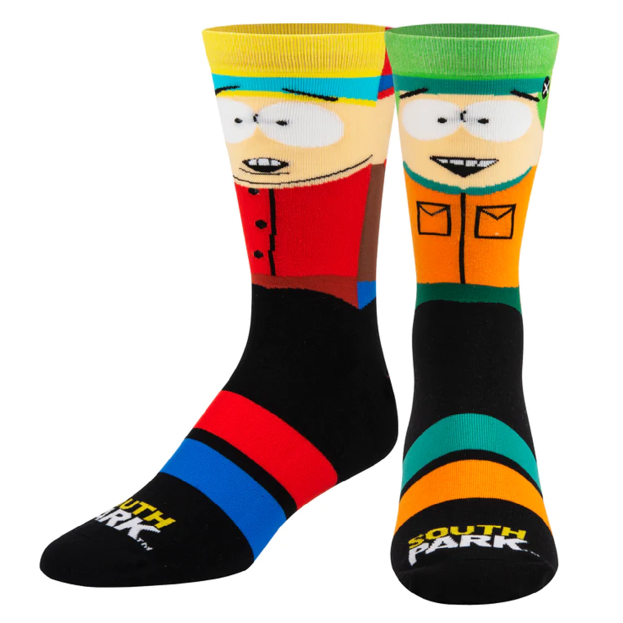 South Park Gang Mens Crew Straight Socks by Odd Sox 