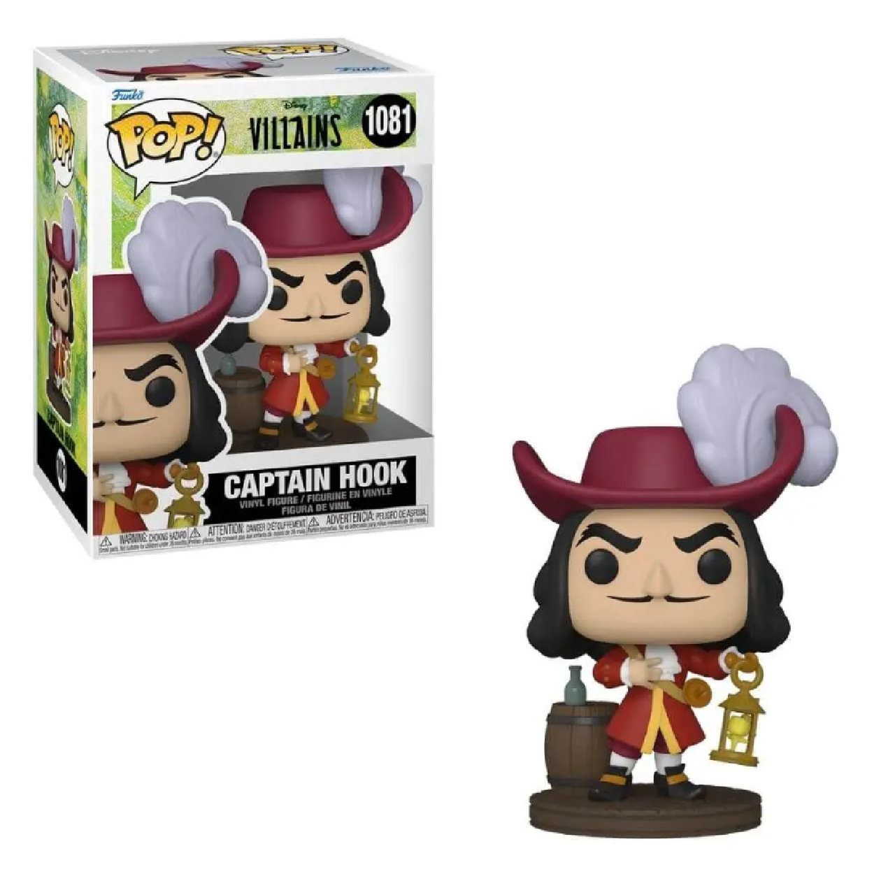 POP! VINYL--DISNEY VILLAINS - Captain Hook Pop! Vinyl $21.99