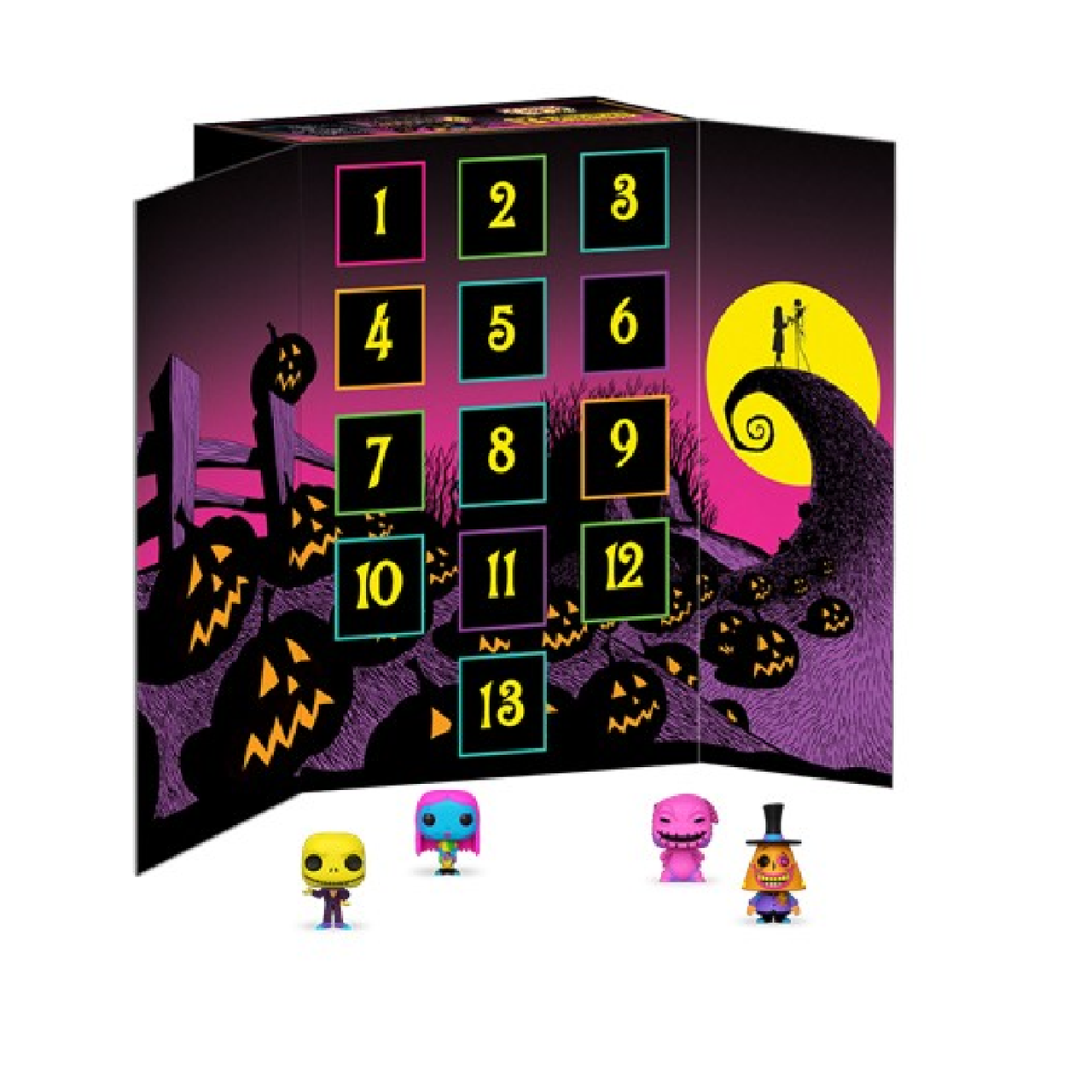 The Nightmare Before Christmas Blacklight 13 Day Advent Calendar 
