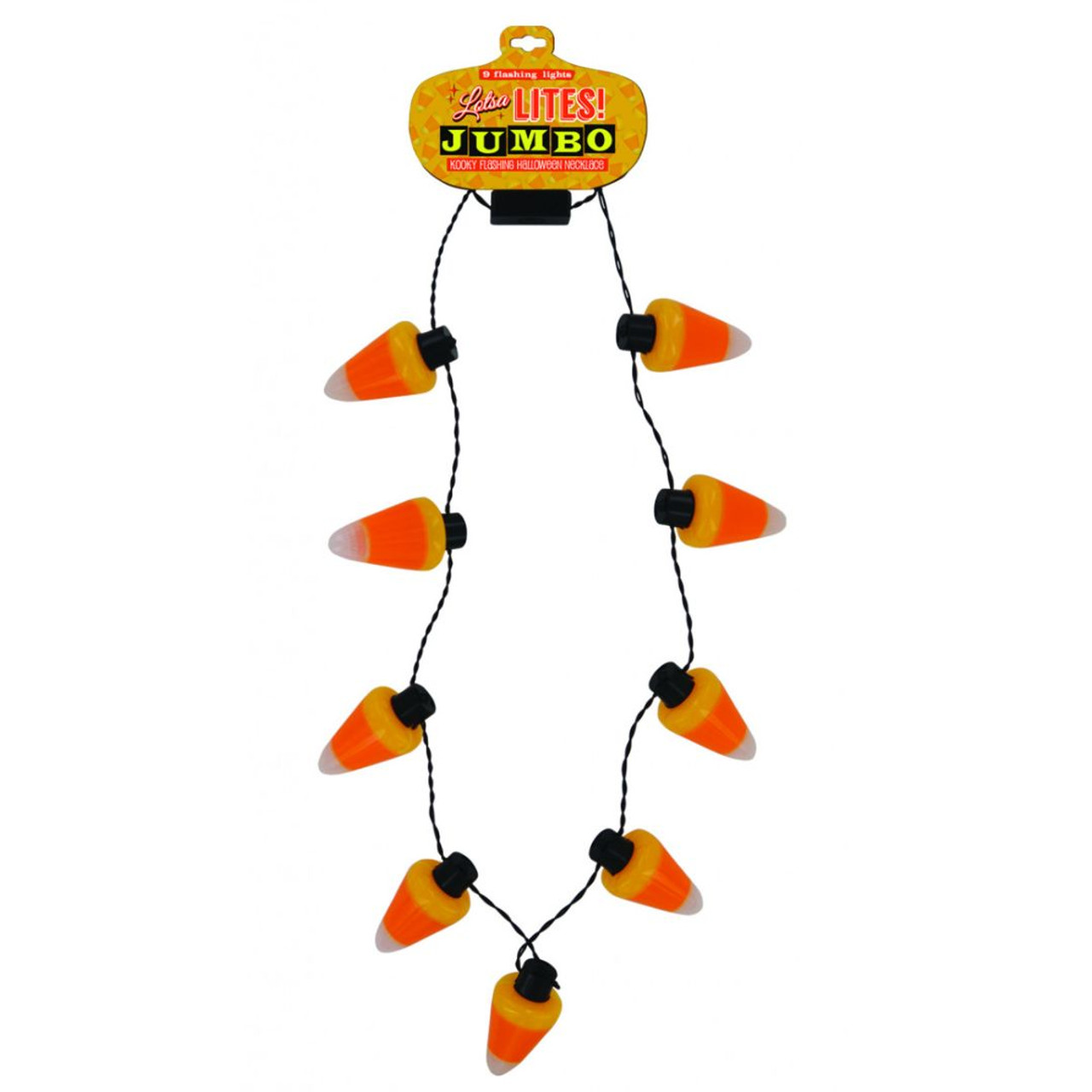 Candy Corn Necklace • Cute Halloween Jewelry • Fall Necklace