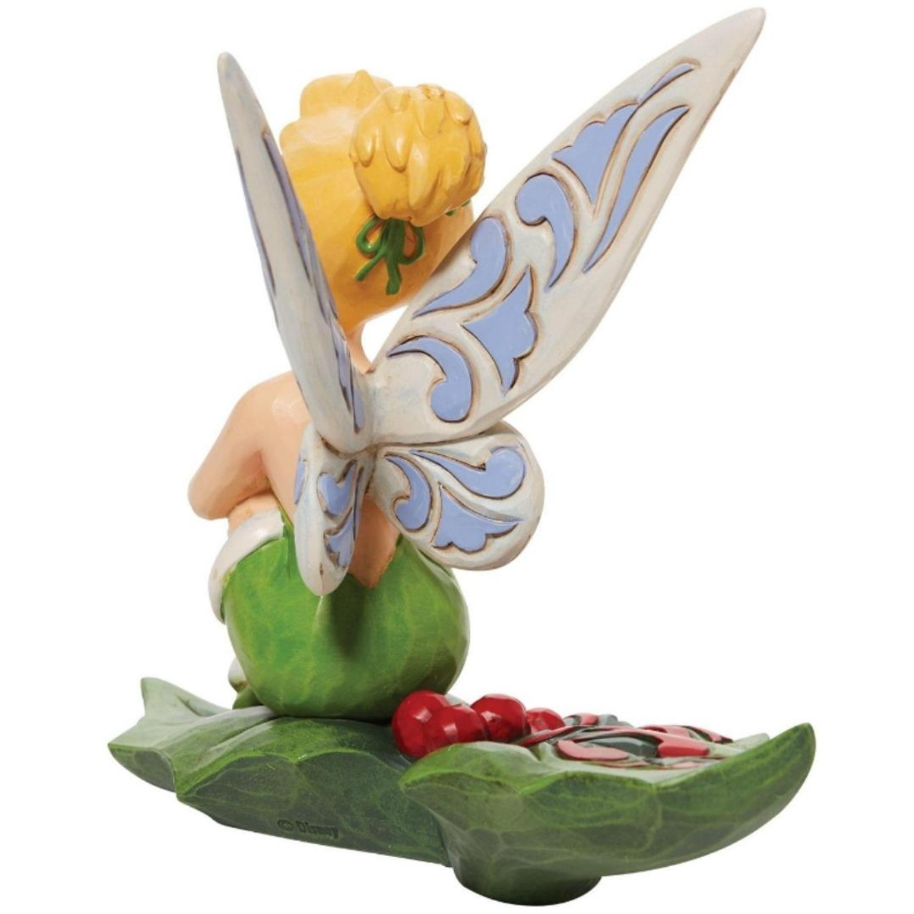 Tinkerbell Sitting on Holly Figure by Jim Shore RetroFestive.ca
