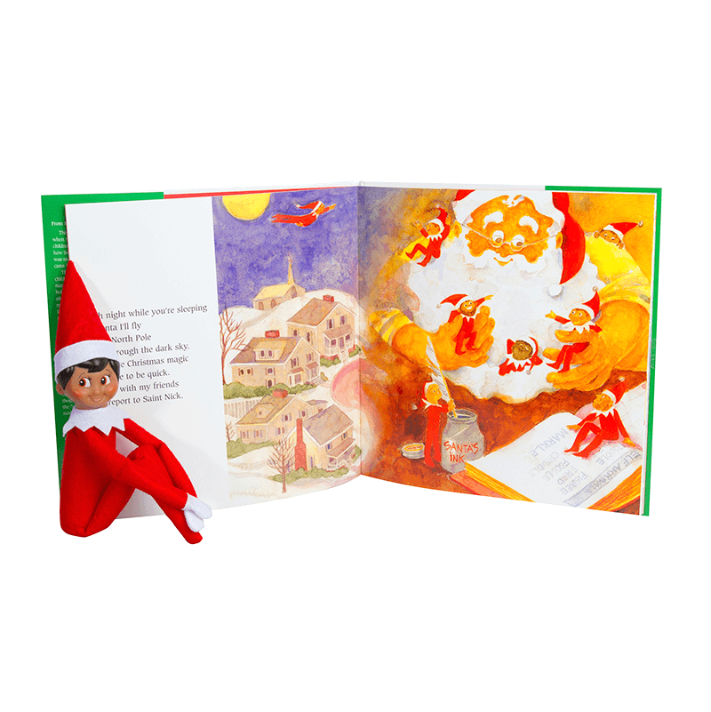 The Elf On The Shelf Box Set - Boy Dark Series 3 With Scout Elf, Book & Adoption Certificate