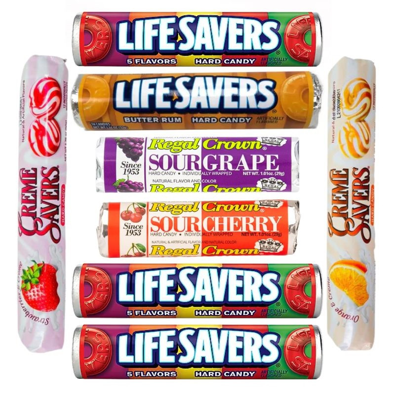 2023 Exclusive OldSchool LifeSavers Sweet Storybook with 8 Rolls, 6