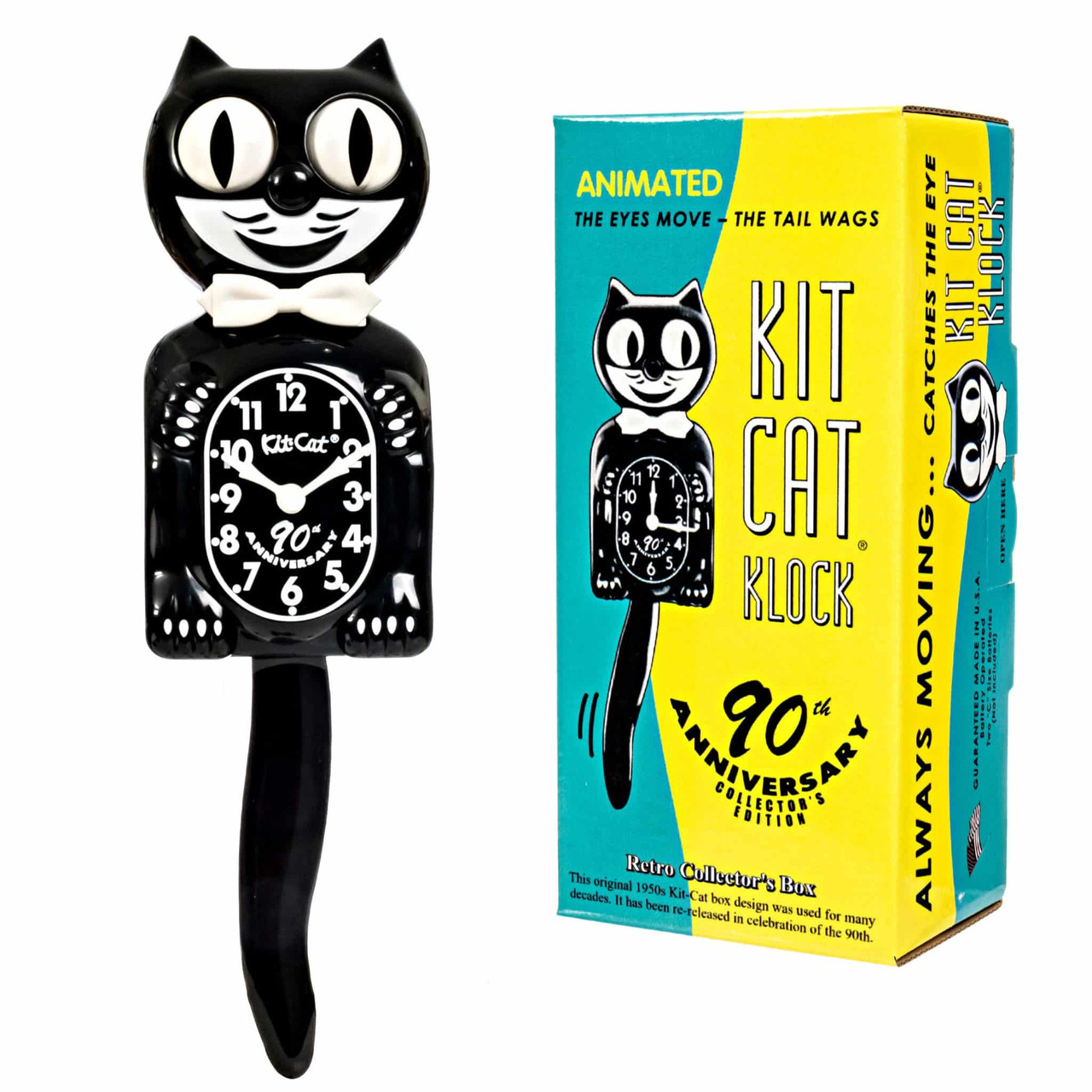 90th Anniversary Edition Kit-Cat Klock with Collectors Box