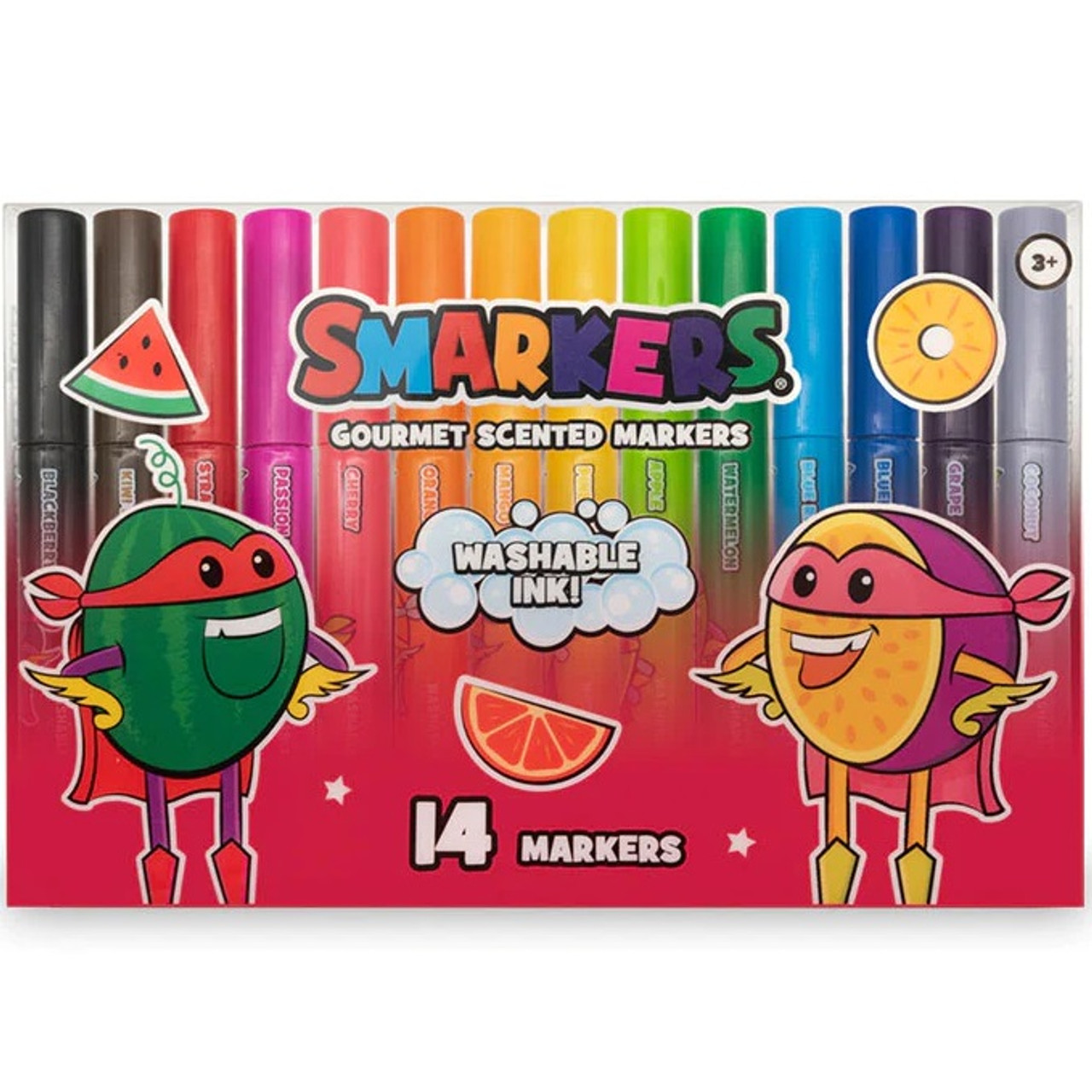 Smarkers - 14-Pack of Washable Gourmet Scented Markers 