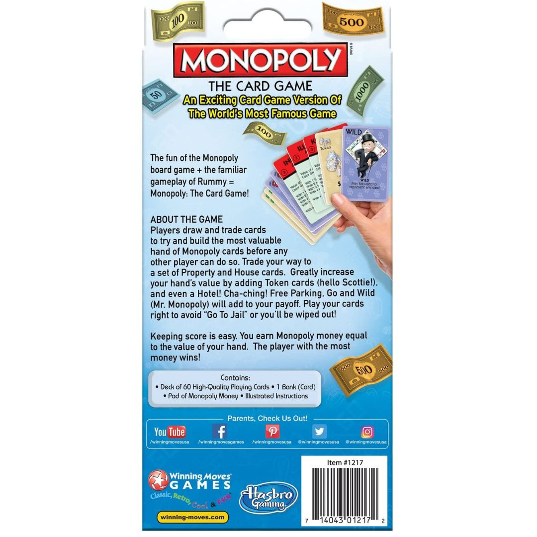 Monopoly The Card Game - RetroFestive.ca