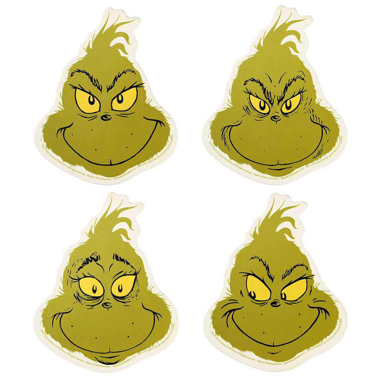 The Grinch Figural Coaster Set Canada RetroFestive.ca