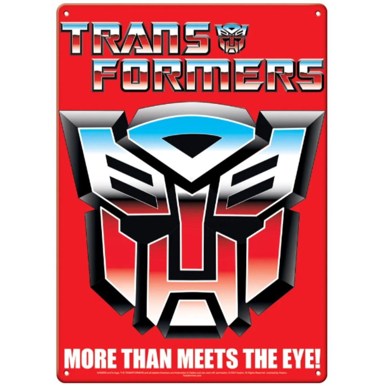 Transformers Autobot Metal Sign - RetroFestive.ca