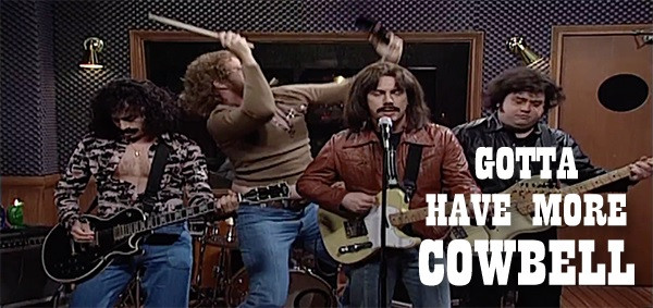 Gotta Have More Cowbell Bell from Saturday Night Live RetroFestive.ca