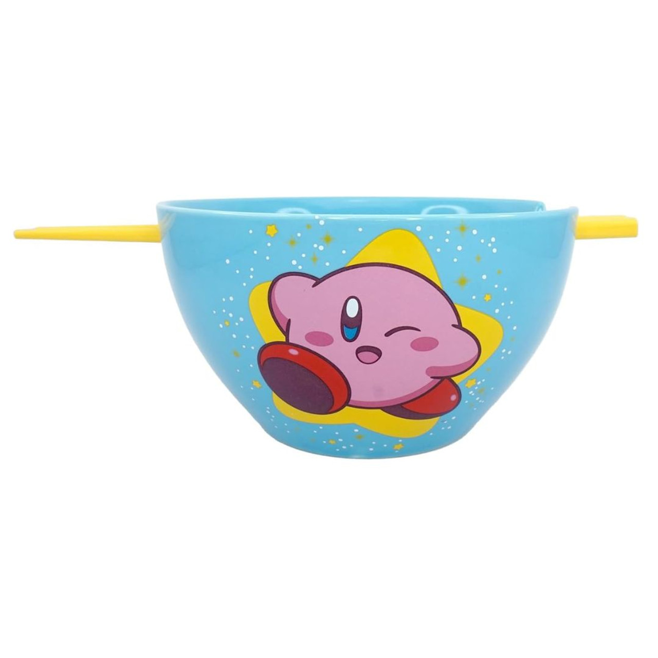 ラビー★ Kirby Blue Ramen Bowl with Chopsticks - RetroFestive.ca