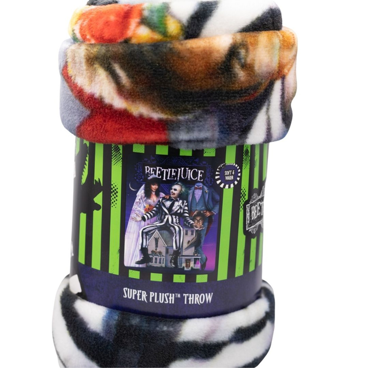 Beetlejuice Throw Blanket RetroFestive.ca