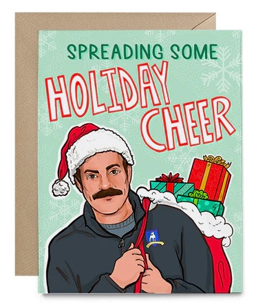 Ted Lasso Holiday Card Canada RetroFestive.ca