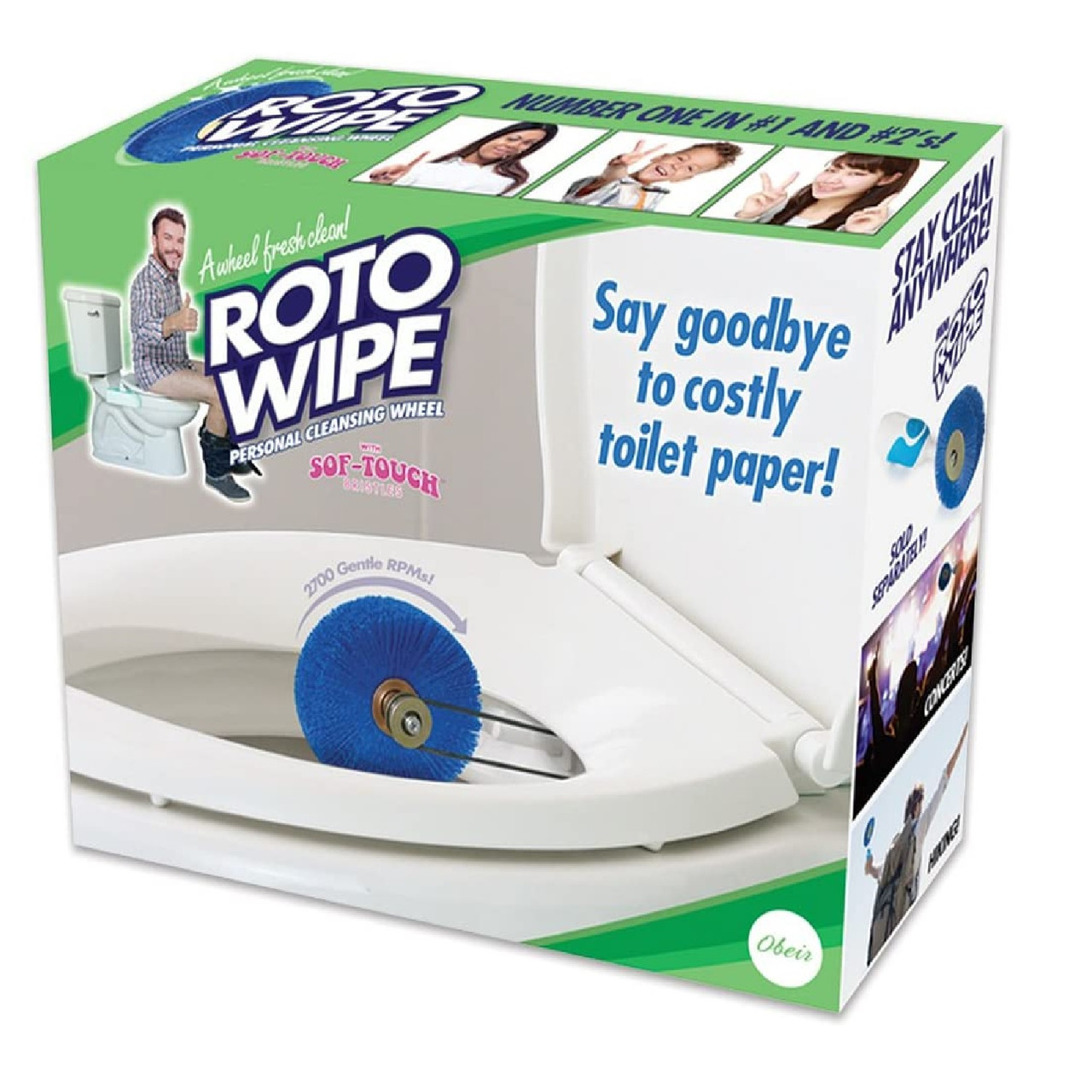 Roto Wipe Large Prank Gift Box Canada | RetroFestive.ca